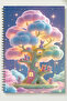 Valentine's Day (Couple Themed) A5 Metal Spiral Bound Unlined Thick Bristol Cover Couple Themed Notebook