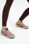 Unisex Beige Earth Comfortable Fit Thermo Sole Lace-Up Sports Shoes - 3