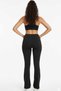 Women's Black High Waist Recovery Double Pocket Flared Leg Leggings - 3