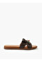 Stone Embellished Slide Sandal - 2