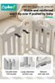 Baby Playpen Fence with Playmat, Baby Playards for Toddlers with Gate and Game Board, Sturdy Infant - 5