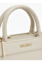 Textured Tote Bag with Detachable Strap - 6