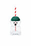 Bearista Glass Cup Cold Drink Cup Glass Cup with Teddy Bear - 3