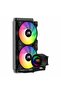 Powerboost Circle 240B Led 240mm Am5/1700P Black Processor Liquid Cooler - 4