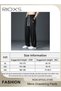 Men's Ice Silk Sweatpants, Loose Fit Straight Wide Leg Sports Pants with Side Pockets, Comfortable D - 7