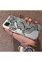 Poco C31 Compatible High Quality Chinese Style Black and White Dragon Printed Case