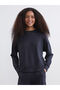 Esvab • Modern & Distinctive Zero Roba Collar Loose Fit Women's Sweatshirt