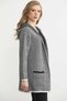 Hooded Wool Knitwear Jacket with Pockets - Bone - Black - 4