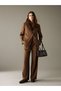 Esvab • Modern & Distinctive Wide-Leg Women's Trousers with Belted Waist