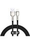 USB pentru cablu Lightning, 2.4A, 1m (negru)