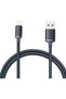 Cablu USB/Lightning Crystal Shine 2m Negru