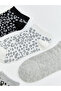 Nevavm Leopard Patterned Women's Booties Socks 5-Piece Set - 2