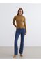 Esvab • Modern & Distinctive Half Fisherman Roba Collar Women's Knitwear Sweater - 2