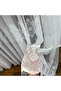 French Lace 3 Row Tulle Curtain with Dense Pleats - 3