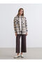 Esvab • Modern & Distinctive Checkered Embroidered Loose Fit Women's Shirt - 2
