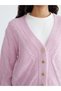 Rmz Gi̇yi̇m Farkiyla V Dikim Self-Embroidered Women's Knitwear Cardigan - 3