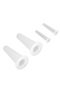 Facial Cupping Set 4pcs Silicone Massage Vacuum Suction White Cupping Therapy Set for Cosmetic Ho... - 5
