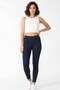 Women's Pants-Looking High Waist Shaping / Sculpting Women's Leggings - Denim-Looking Stretchy Jegging - 2