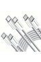 Type-C data cable for Apple, Android, PD60W, Super Fast Charging, 1m - (PCB114D) - Ye - 4