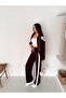 Women's Hooded Zippered Track Suit with Side Stripes - 6