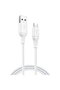 Data Cable with USB Plugs, Type-C, 1m - (LD06) - White