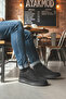 Black Nubuck Genuine Leather Men's Casual Shoes 138 m - 2