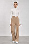 Karamel High Waist Wide Leg Knitwear Trousers - 4