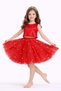 Girl's Pearl Detailed Red Tutu Skirt Birthday Graduation Party Skirt - 2