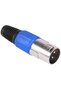 XLR MALE PLUG BLUE
