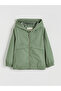 Green Hooded Boy's Raincoat