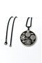 Black Ayetel Kürsi & Hilye-I Şerif Protective Prayer 60cm 316L Thick Chain Stainless Steel Necklace - 2