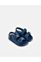 Boys Navy Slide With Backstrap Sandals - 2