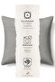 Linen Textured Fog Gray Throw Pillow Cover - 6