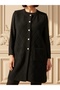 Crew Neck Tunic Knitwear Soft Vest / Black Black