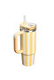 The Quencher H2.0 FlowState Tumbler Straw Thermos Butter Cabana Gloss 0.89 Litre - 2