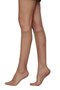 3 Pairs of Lady Fity 15 Den Semi-Glossy - Thin Knee-Length Pantyhose Socks (Bronze) - 6
