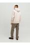 Unisex Hooded Chest Printed Sweatshirt - Vesterbro - 5