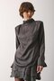 New Season Pleated Detailed Satin Women's Blouse 34515 - 3