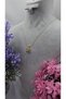 Snowflake Figured Gold Color Sparkling Zircon Stone Non-Tarnish Steel Necklace-45Cm - 2