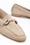 Anna Women's Orthopedic Beige Suede Ballerinas - 3