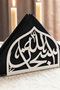 Bismillah Alhamdulillah Metal Napkin Holder - Islamic Home Tableware Decoration - 3