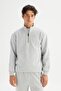 Men's Pique Interlock Half Zip Sweatshirt - 3