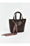 Women's Shoulder Bag with Scarf Accessory (S6) - 2