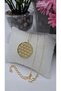 Flower of Life Necklace Gold Color Zircon Stone Round Medallion Chain-45Cm - 6