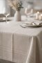 Noa |   Simple Design Striped Colber Tablecloth (160X220Cm) - 3