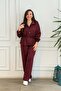 Front Zippered Jacket with Tie Detail at the Waist - 2