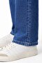 Men's Navy Blue Oversized Lycra Comfortable Fit Jeans - 4