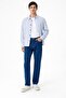 Men's Navy Blue Oversized Lycra Comfortable Fit Jeans