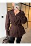 Bel Detailled Double Piece Poplin Shirt Brown - 2