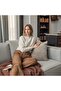 Micro Textured Decorative Throw Pillow – Soft Textured Stylish Design